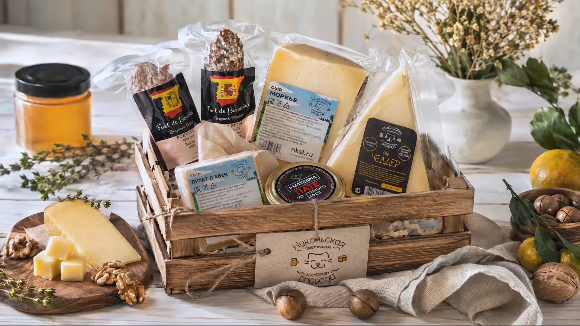 Фермерские продукты: упаковка и подача