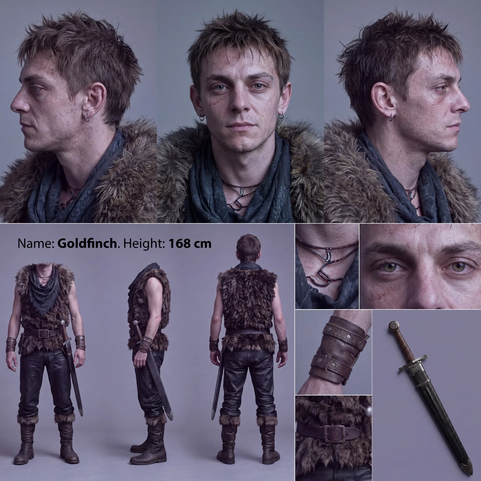 Лист персонажа: Goldfinch
